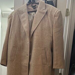 PrettyLittleThing Men's Beige Trench Coat